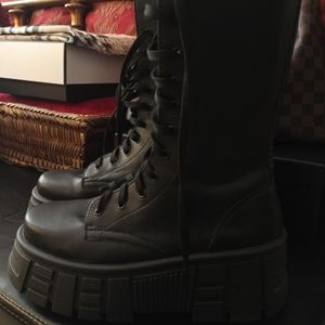 Asos Athens Chunky Lace Up Platform Boots